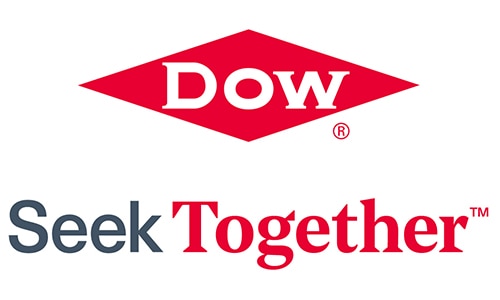 Dow Diamond Seek Together logo lockup